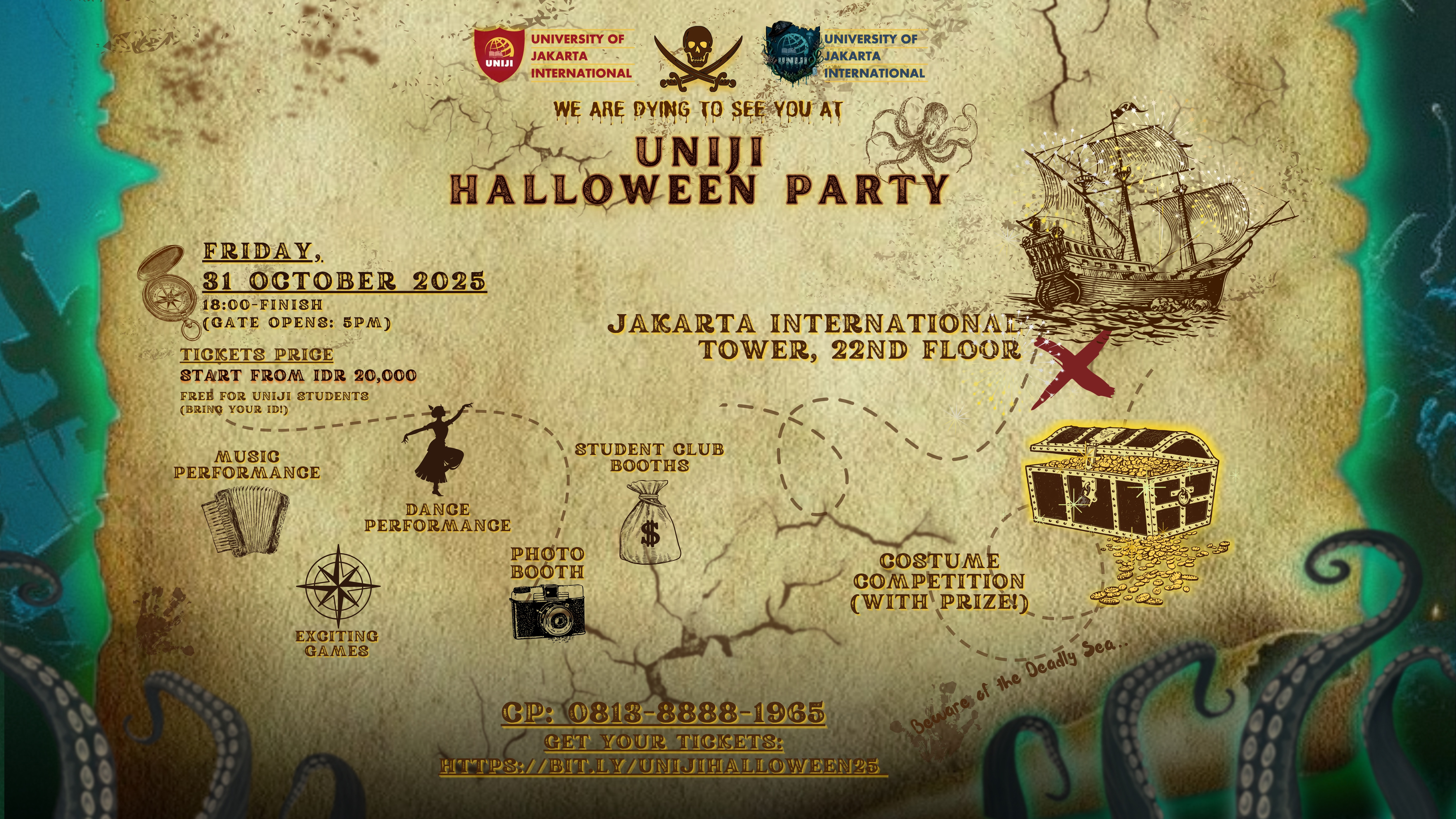 Get Ready for a Night of Thrills at the UNIJI Halloween Party!