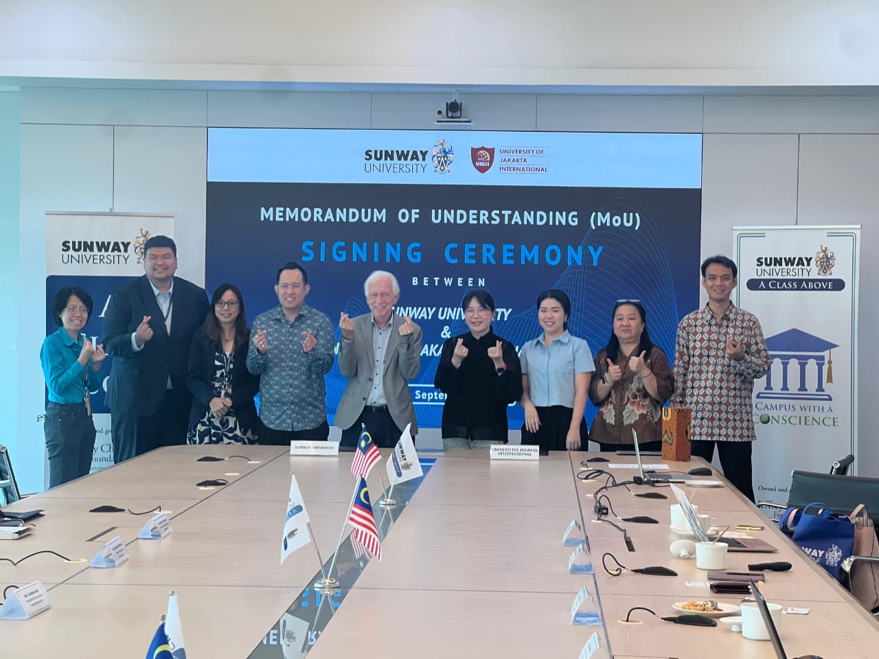 UNIJI and Sunway University Forge a Transformative Partnership for Global Education